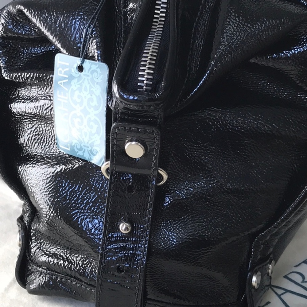 Lockheart Black Doctor Bag Patent Leather - Picture 5 of 15